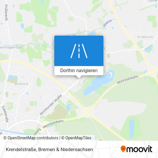 Krendelstraße Karte