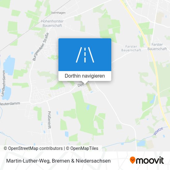 Martin-Luther-Weg Karte
