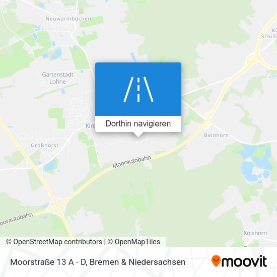 Moorstraße 13 A - D Karte