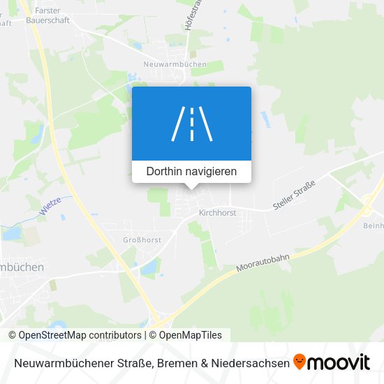 Neuwarmbüchener Straße Karte