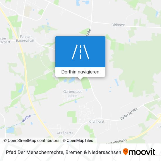 Pfad Der Menschenrechte Karte