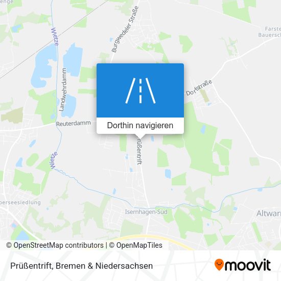 Prüßentrift Karte