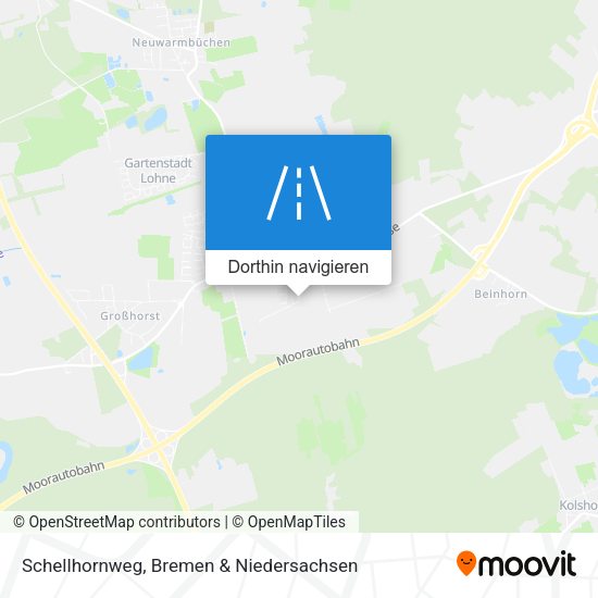 Schellhornweg Karte