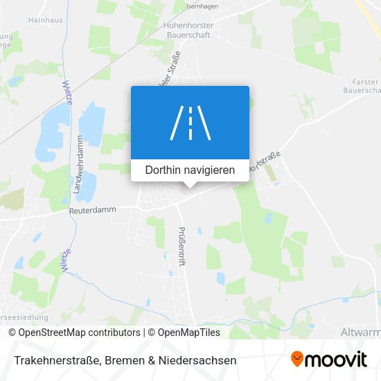 Trakehnerstraße Karte