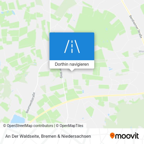 An Der Waldseite Karte