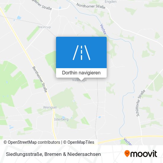 Siedlungsstraße Karte