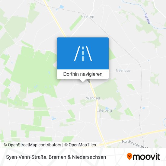 Syen-Venn-Straße Karte