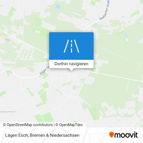 Lägen Esch Karte