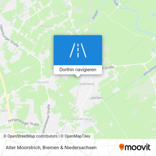Alter Moorstrich Karte