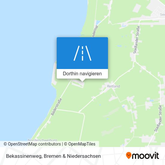 Bekassinenweg Karte