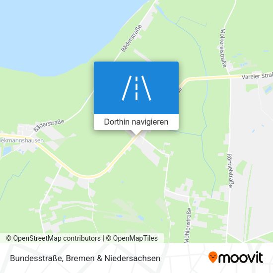 Bundesstraße Karte