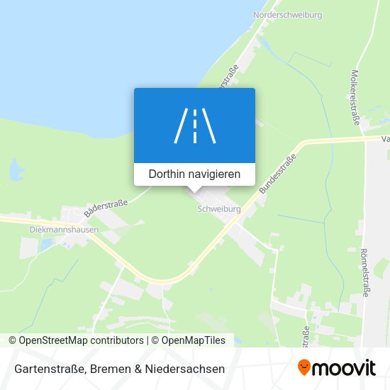 Gartenstraße Karte