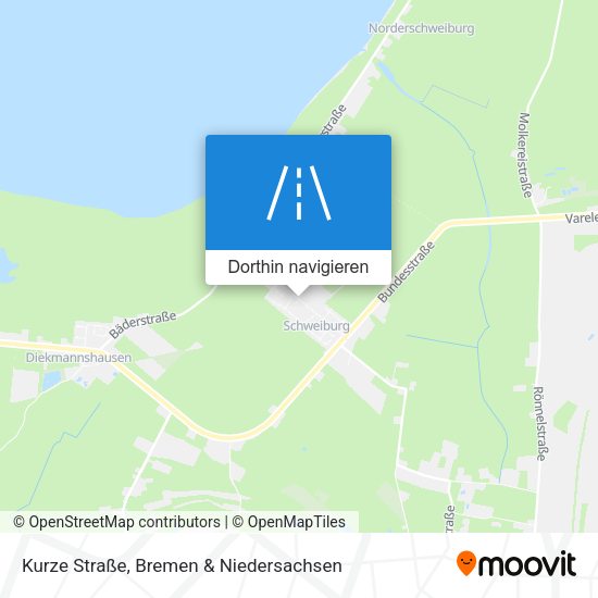 Kurze Straße Karte