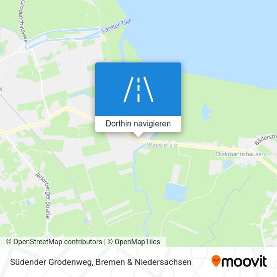 Südender Grodenweg Karte