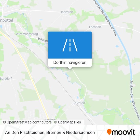 An Den Fischteichen Karte