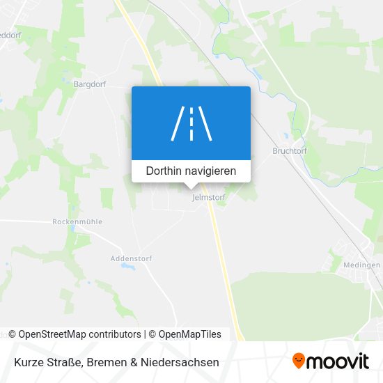 Kurze Straße Karte