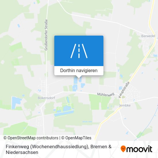 Finkenweg (Wochenendhaussiedlung) Karte