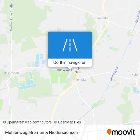 Mühlenweg Karte