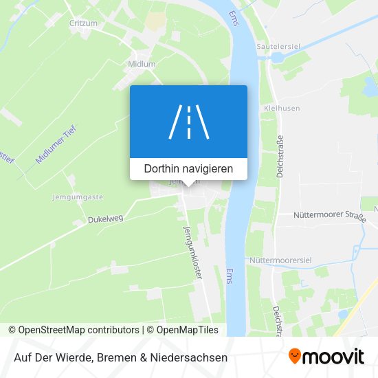 Auf Der Wierde Karte