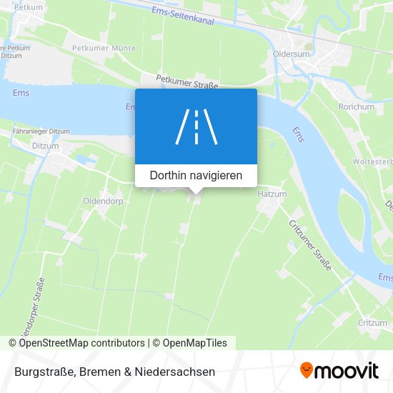 Burgstraße Karte
