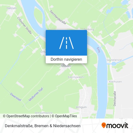Denkmalstraße Karte