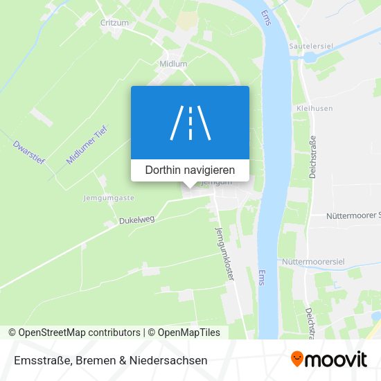 Emsstraße Karte