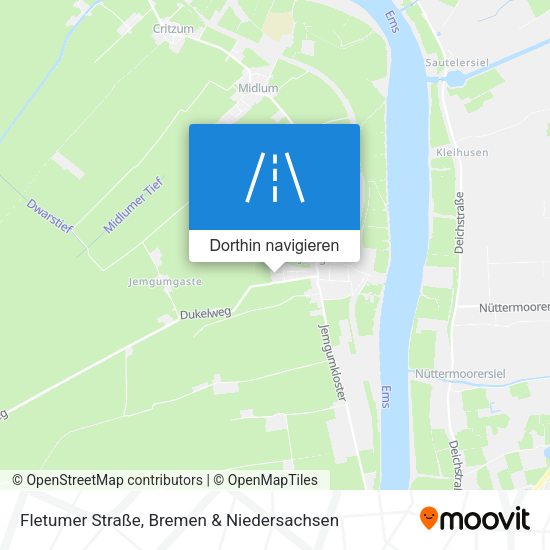 Fletumer Straße Karte