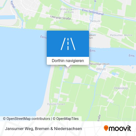 Jansumer Weg Karte