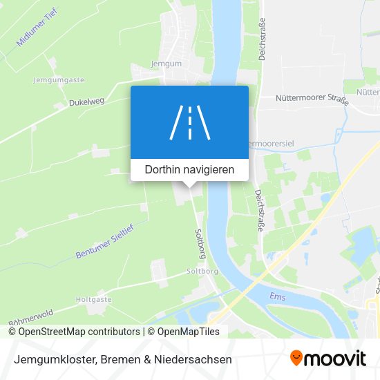 Jemgumkloster Karte