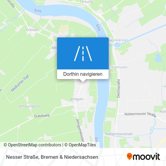 Nesser Straße Karte