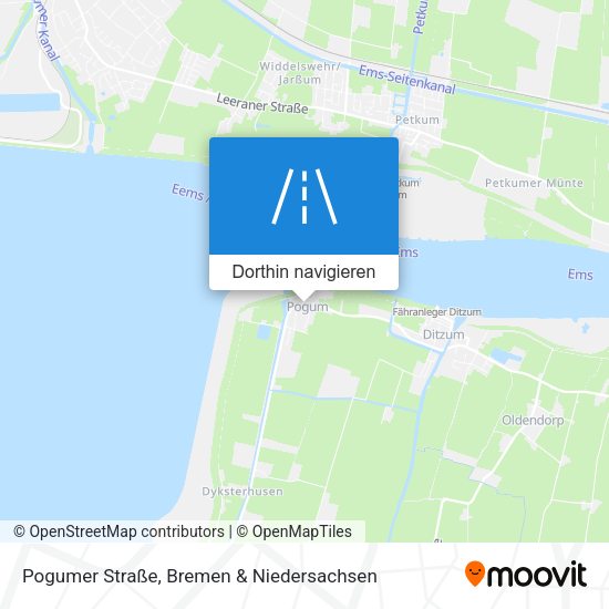 Pogumer Straße Karte