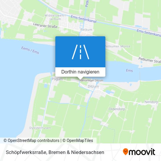 Schöpfwerksrraße Karte