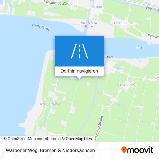 Warpener Weg Karte