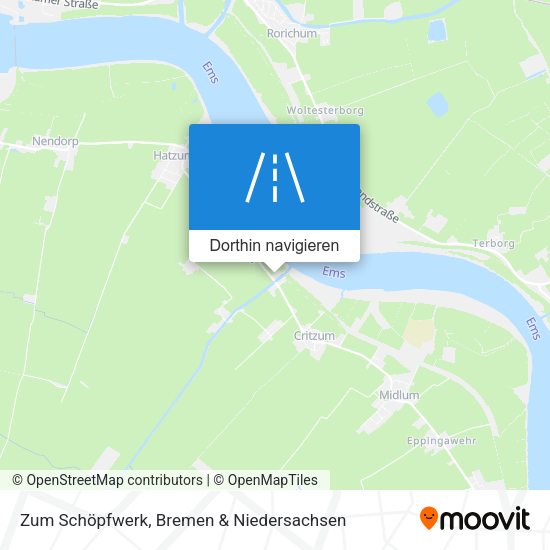 Zum Schöpfwerk Karte