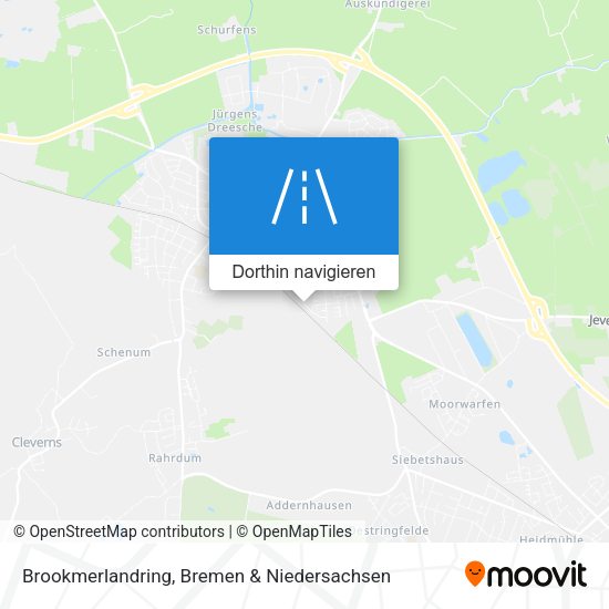 Brookmerlandring Karte