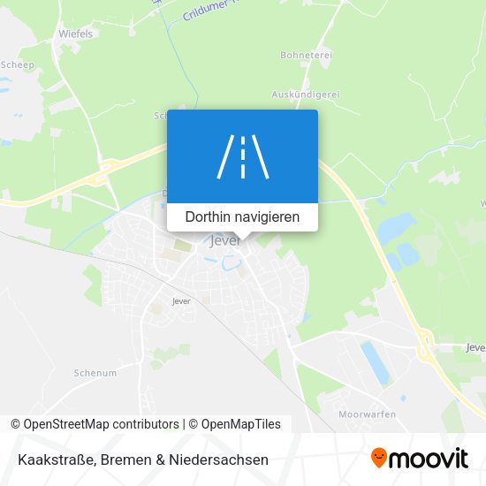 Kaakstraße Karte