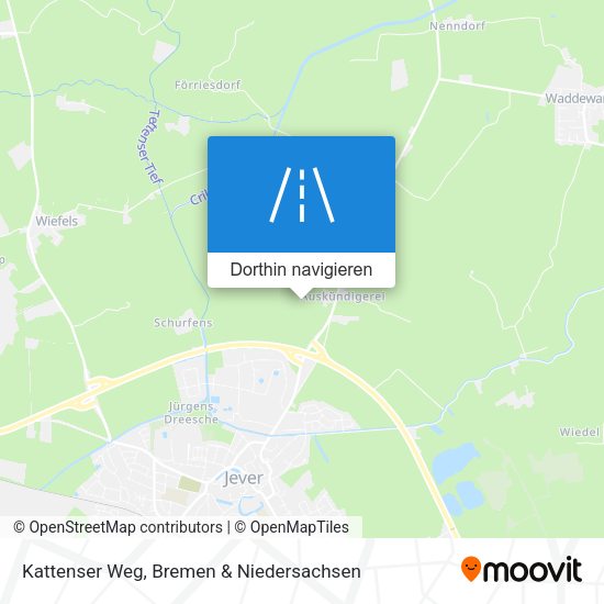 Kattenser Weg Karte