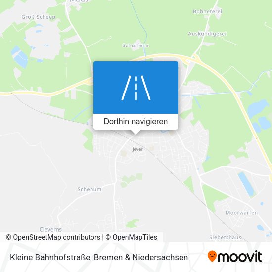 Kleine Bahnhofstraße Karte