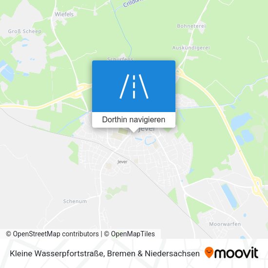 Kleine Wasserpfortstraße Karte