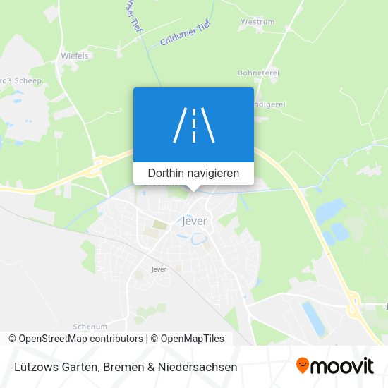 Lützows Garten Karte