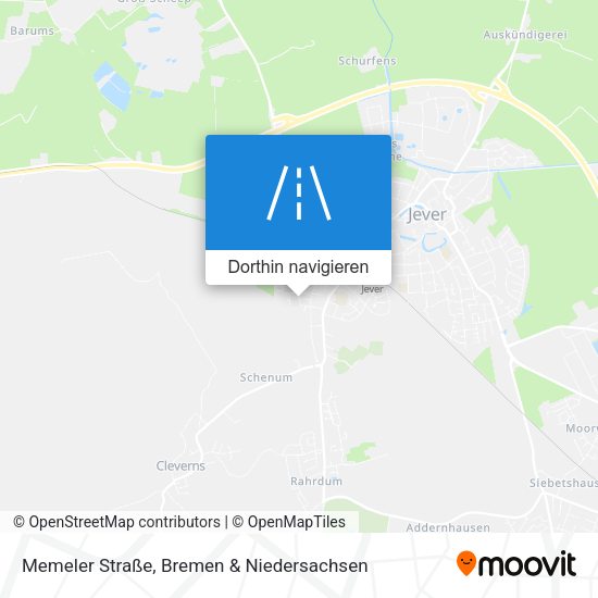 Memeler Straße Karte