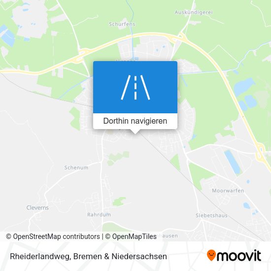 Rheiderlandweg Karte