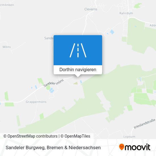 Sandeler Burgweg Karte