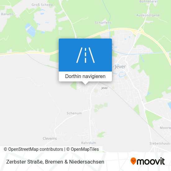 Zerbster Straße Karte