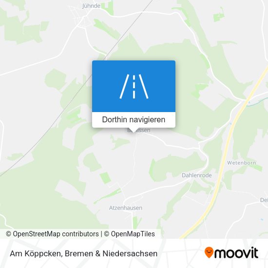 Am Köppcken Karte
