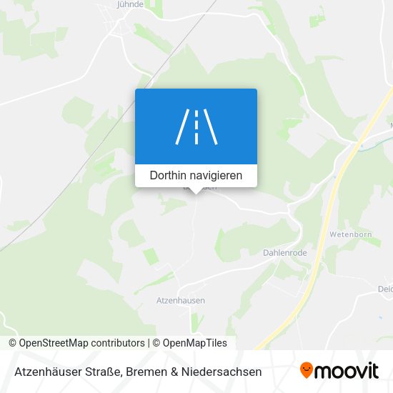 Atzenhäuser Straße Karte