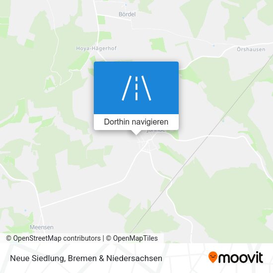 Neue Siedlung Karte