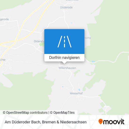 Am Düderoder Bach Karte