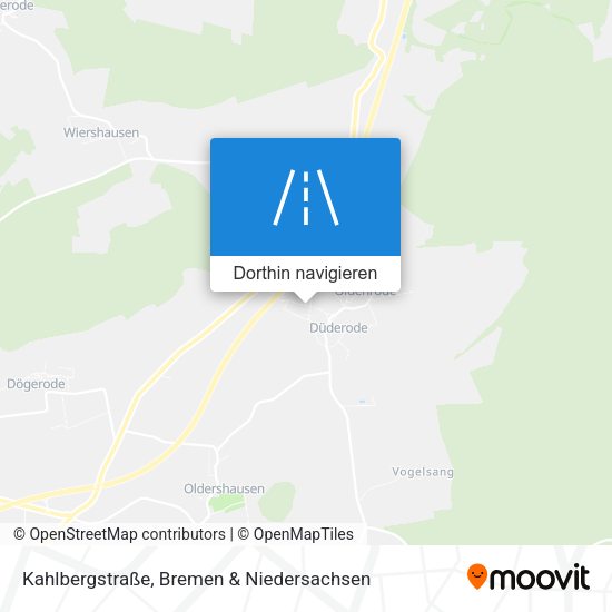 Kahlbergstraße Karte