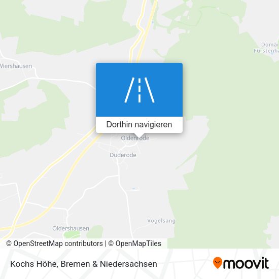 Kochs Höhe Karte